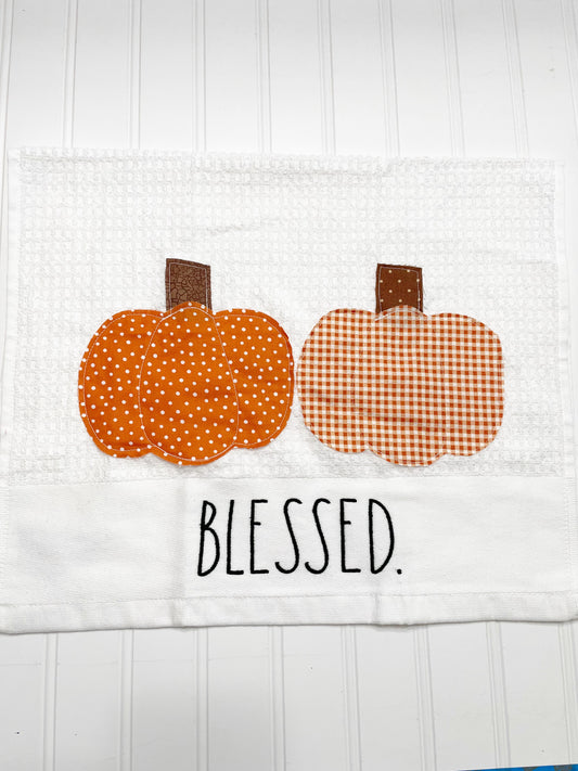 Blessed tea towel