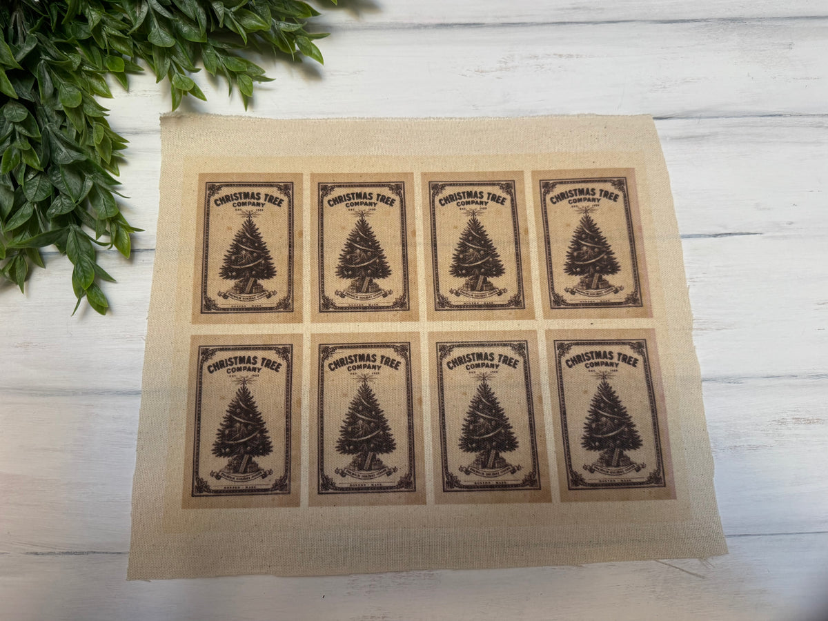 Vintage trees full sheet
