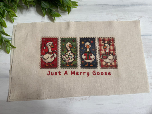 Just a merry goose pillow kit