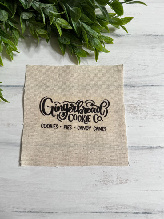 Gingerbread  Co 5” patch