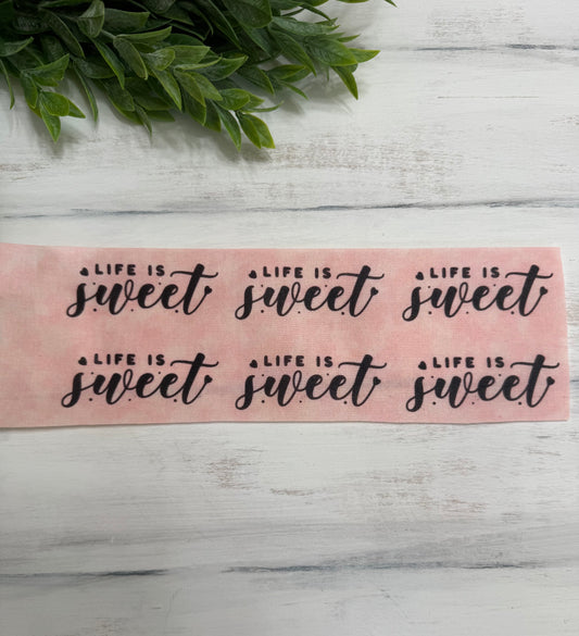 Life is sweet mini prints set of 6