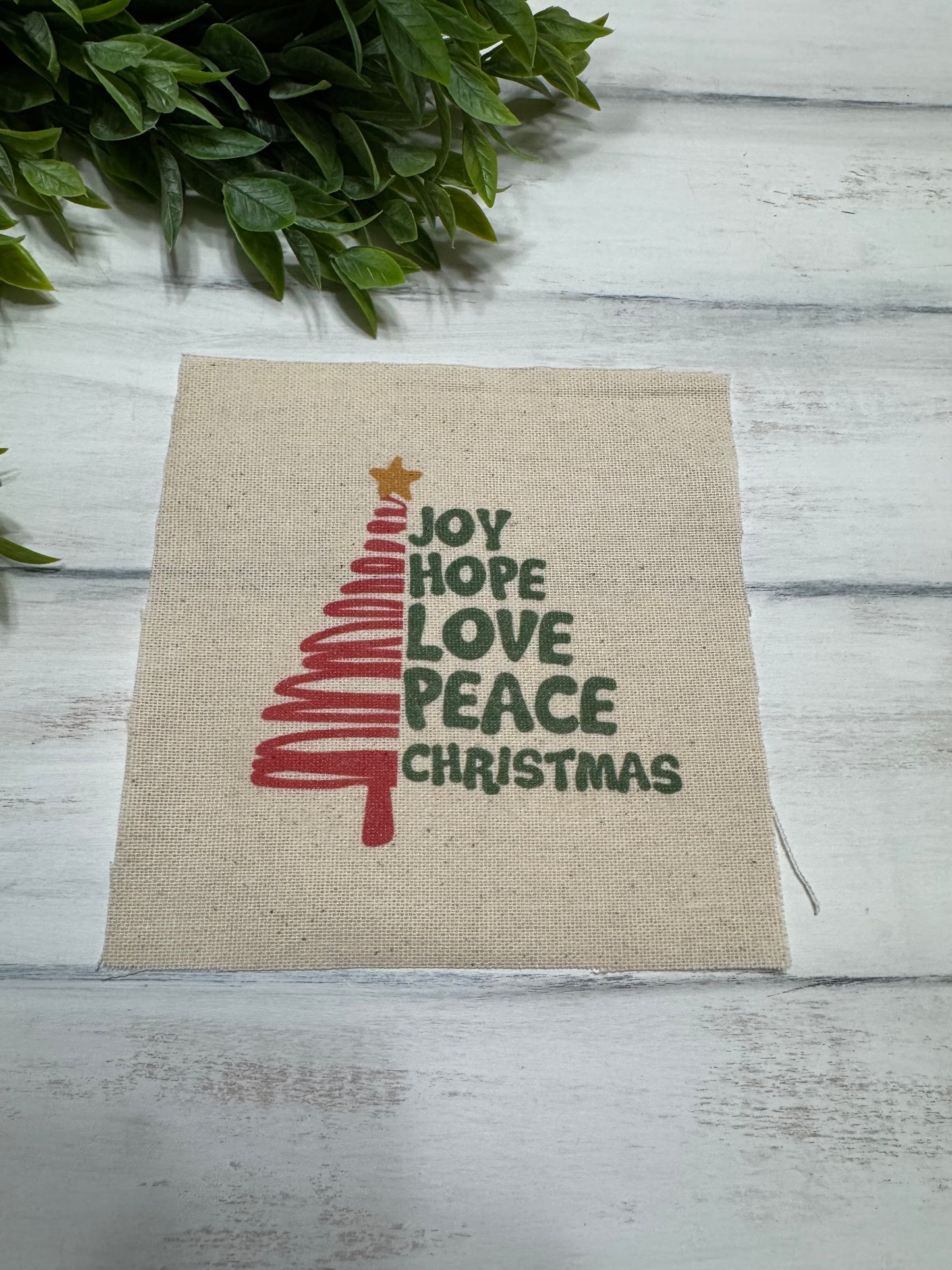 Joy Hope Love 5” patch
