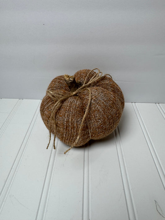 Woven stuffed pumpkin #1