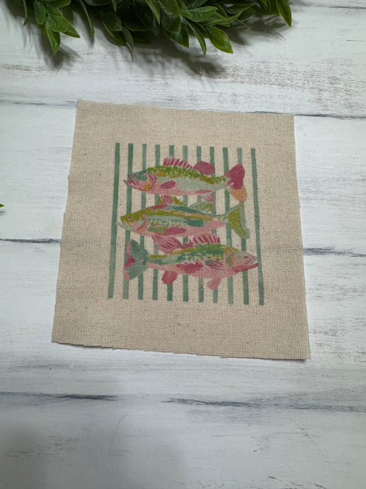 Bright fish 5” patch
