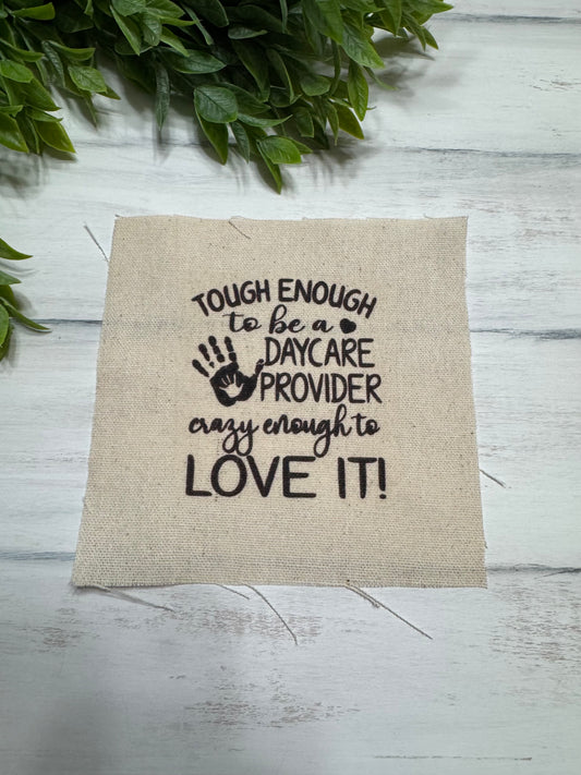 Day care provider 5” patch