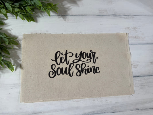 Let your soul shine pillow kit