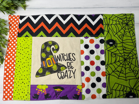 20” quilted witches be crazy table runner