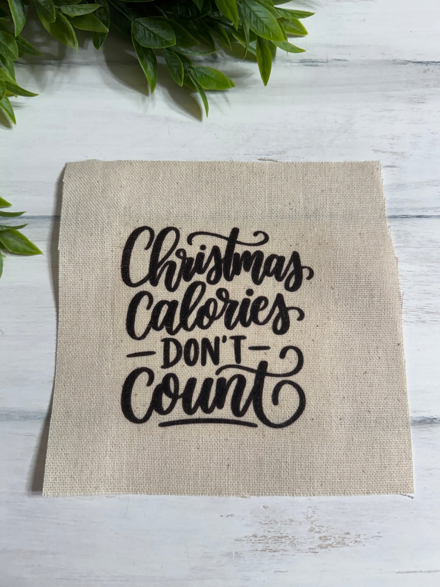 Christmas calories 5” patch