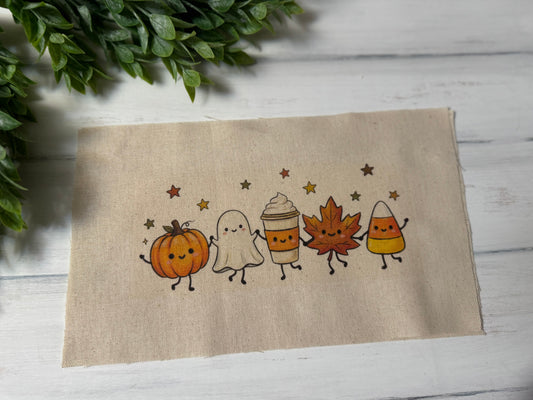 Fall characters pillow kit