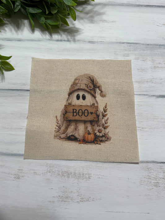 Ghost boo 5” patch