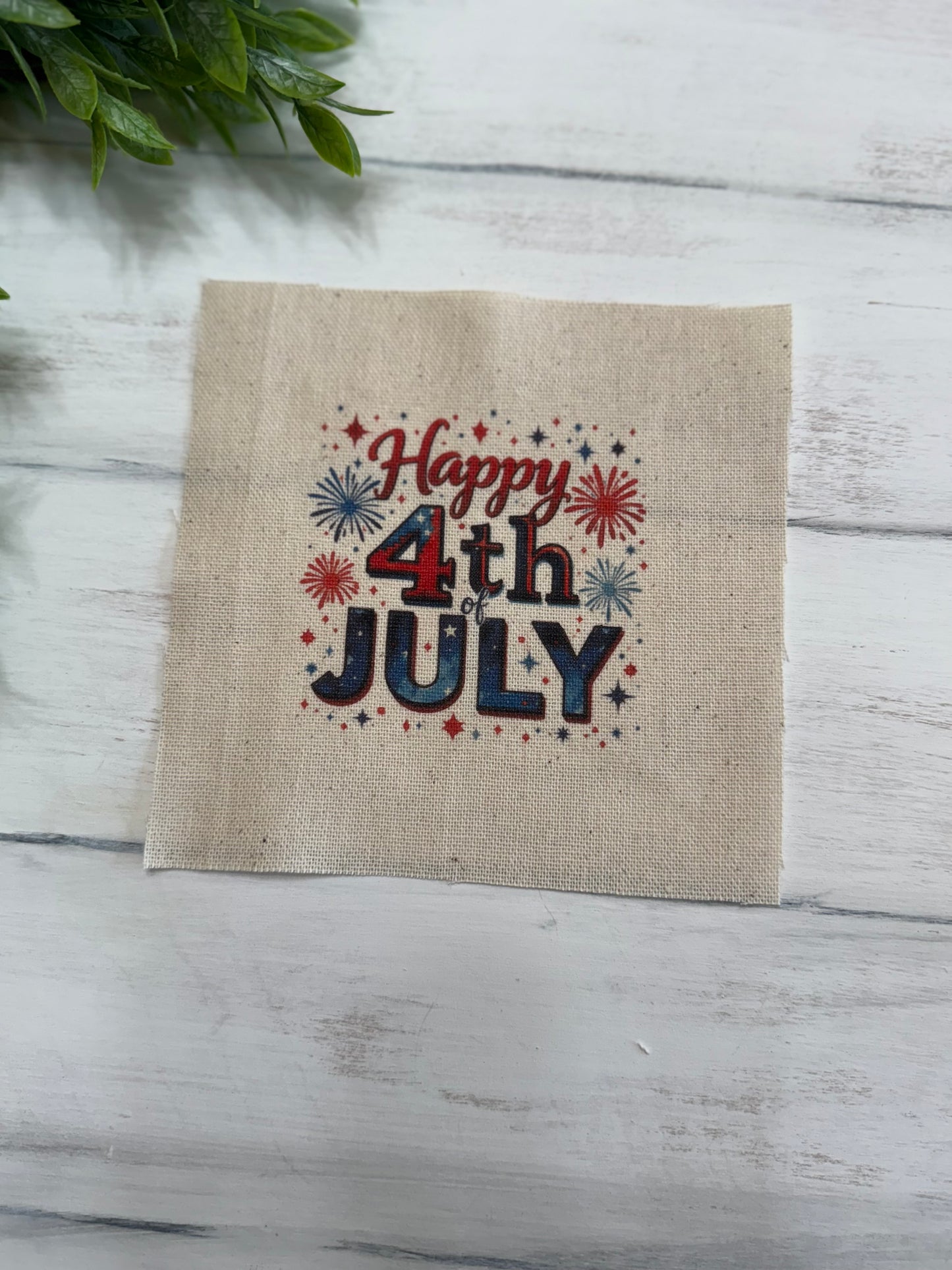Happy 4th of July 5” patch