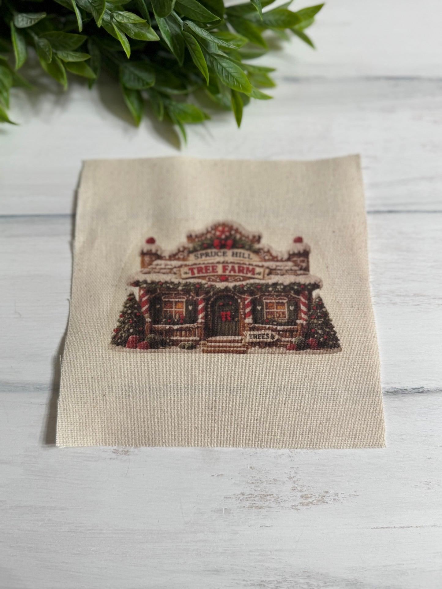 Gingerbread tree farm 5” patch