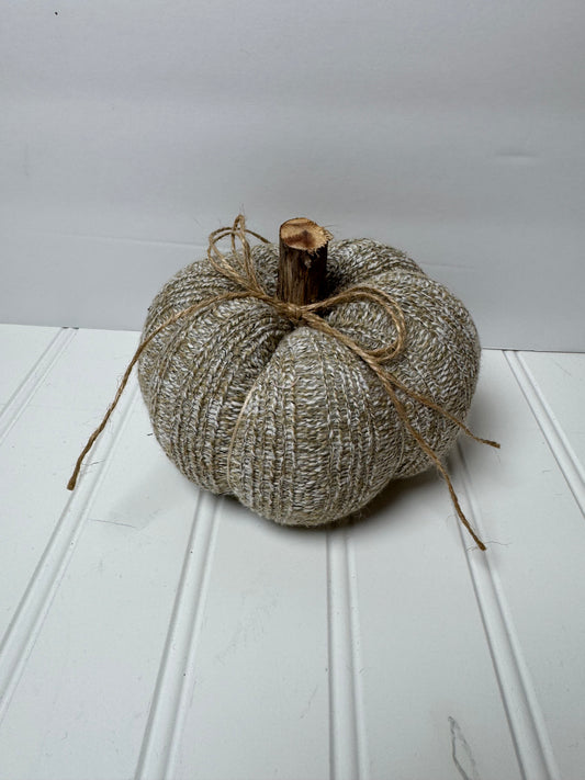Woven stuffed pumpkin #3