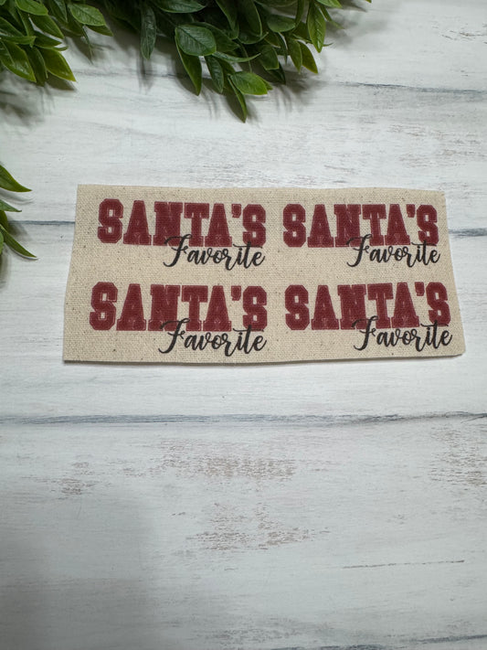 Santa’s favorite mini prints set of 4