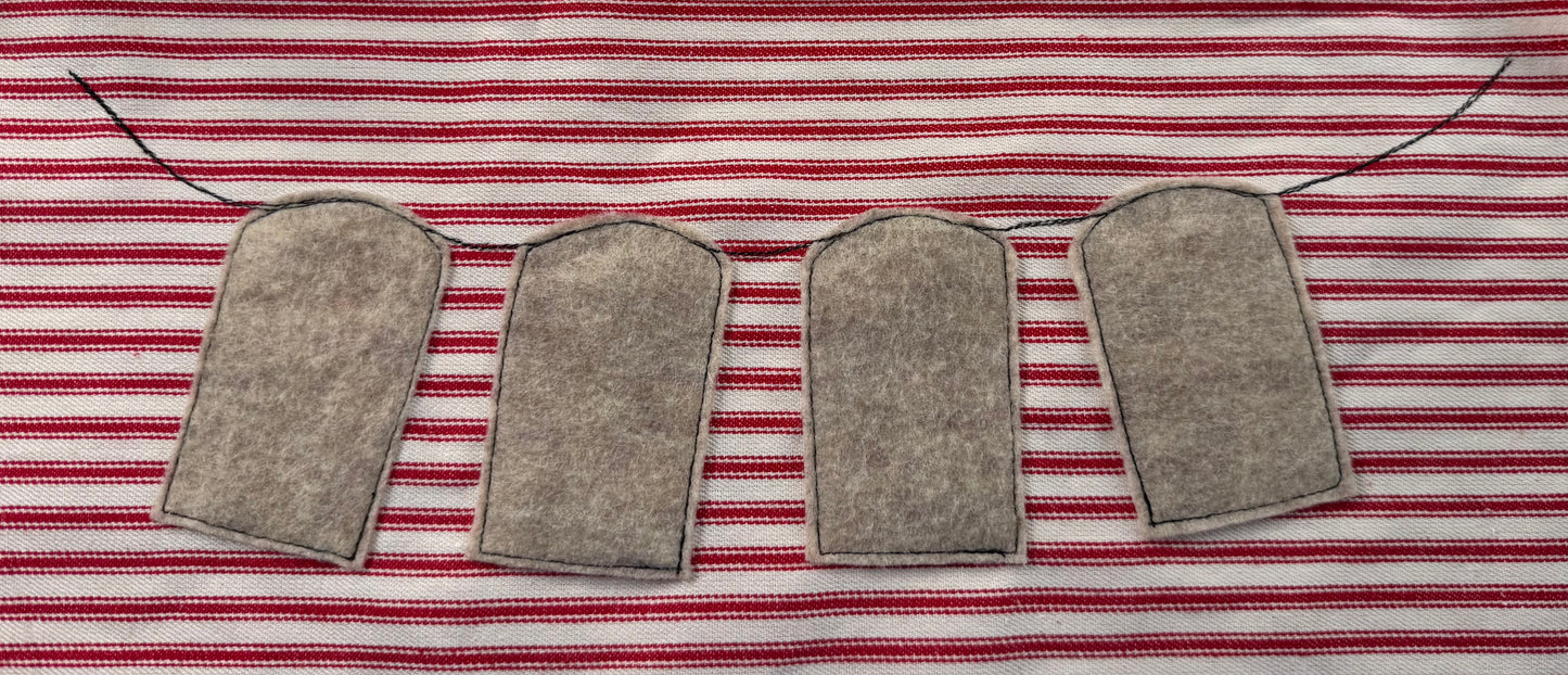 Tag shapes ornaments & applique patterns