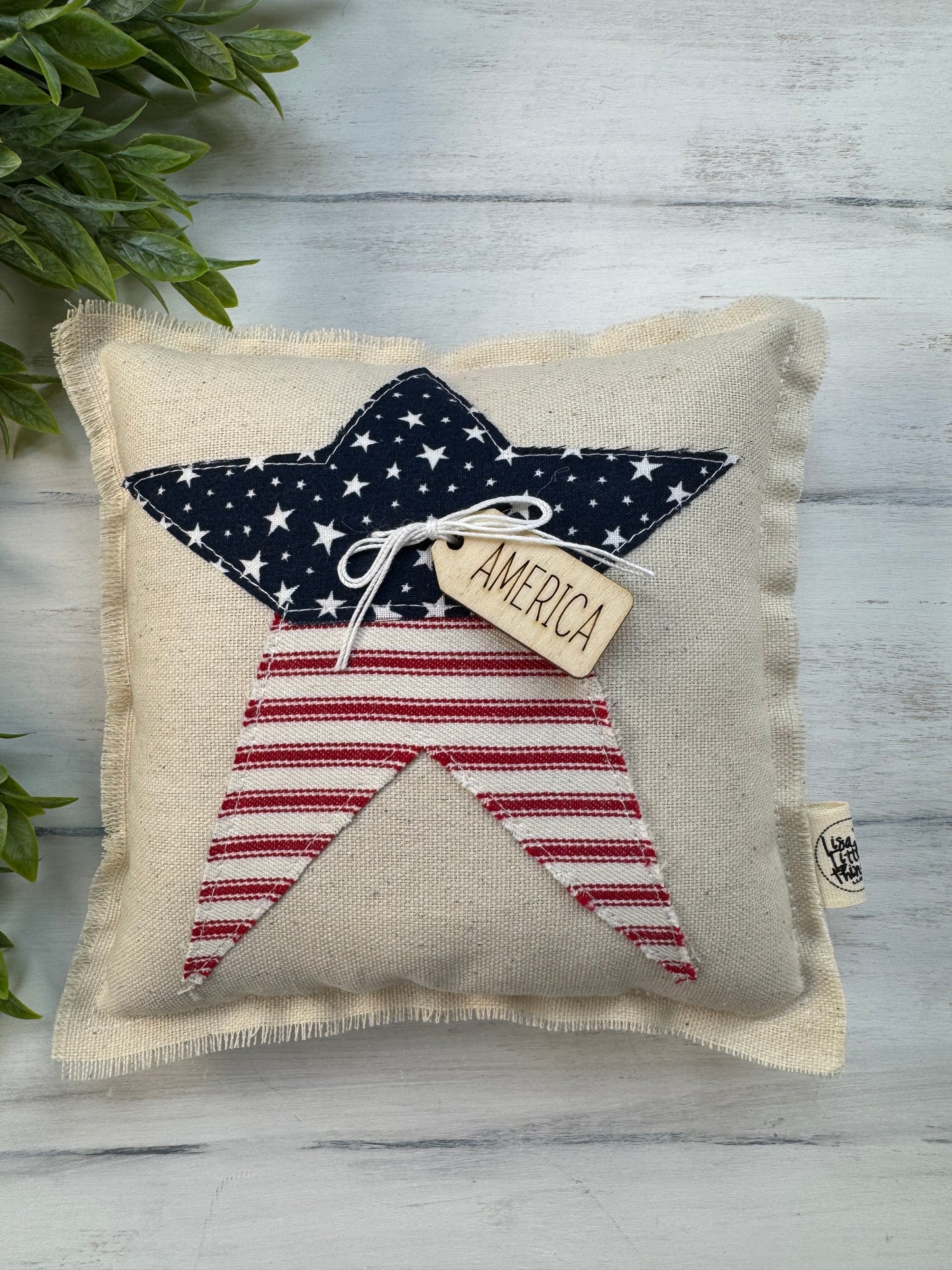 America star mini pillow