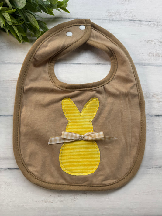 Yellow bunny bib