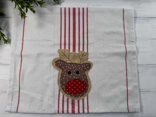 Reindeer #2 tea towel