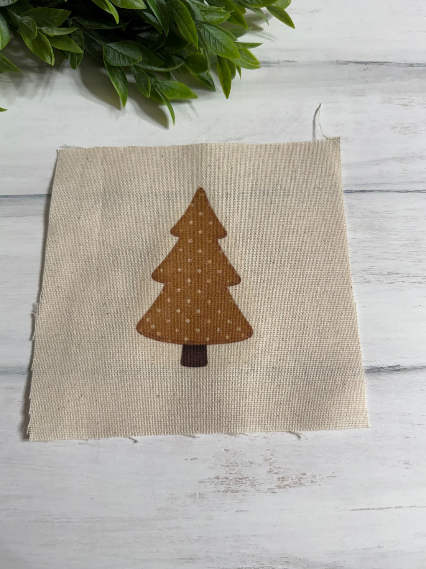Gingerbread tree 5” patch
