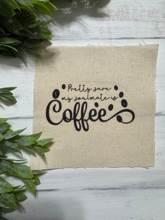 Coffee soulmate 5” patch
