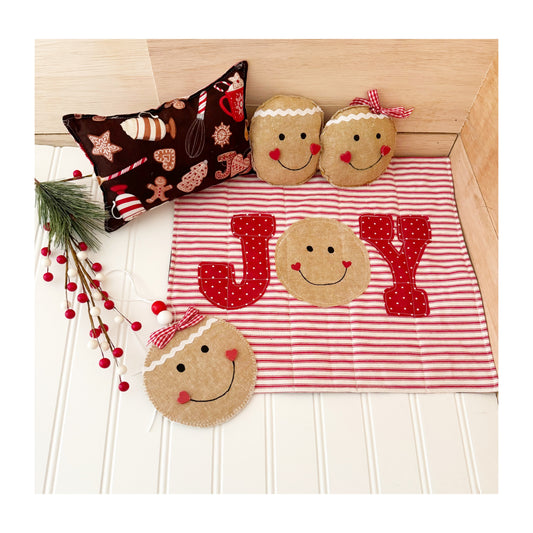 JOY Gingerbread decor