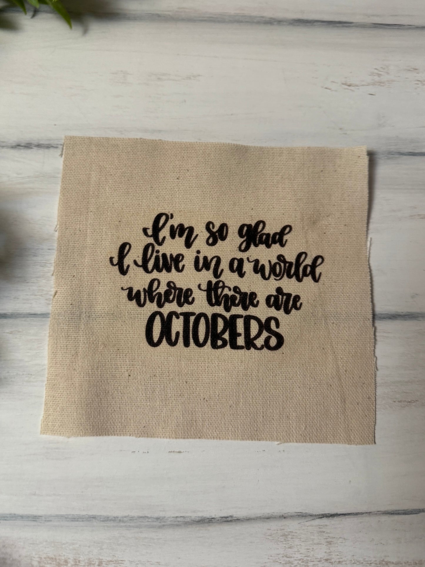 Octobers 5” patch