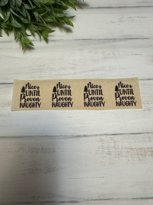 Nice until proven mini prints set of 4