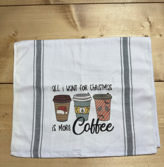 More coffee tea towel