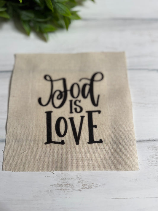 God is love 5” patch