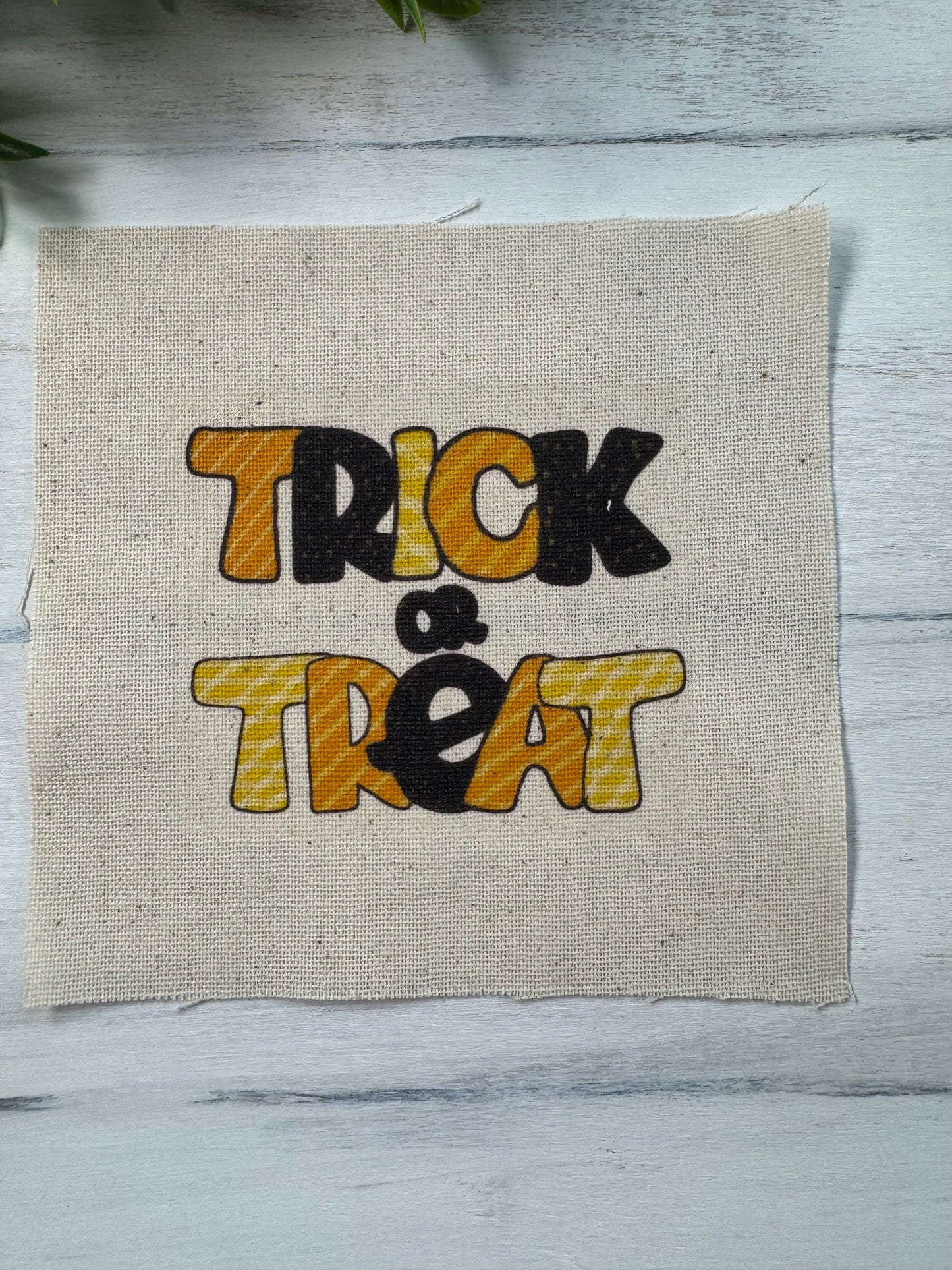 Trick or treat 5” patch
