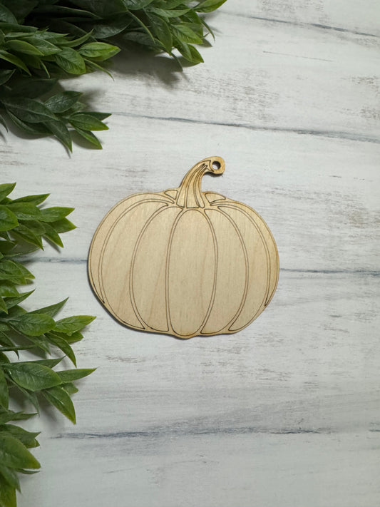 4” pumpkin tag