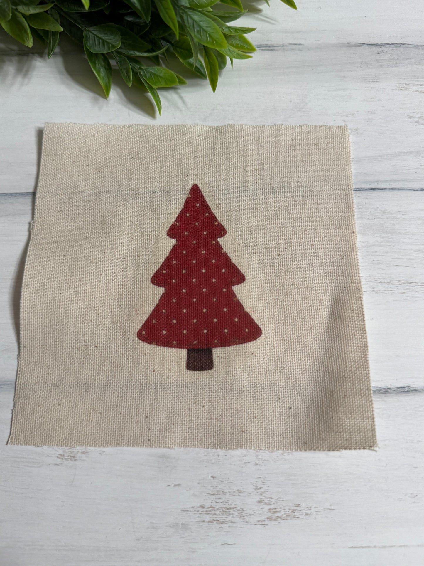 Red dot tree 5” patch