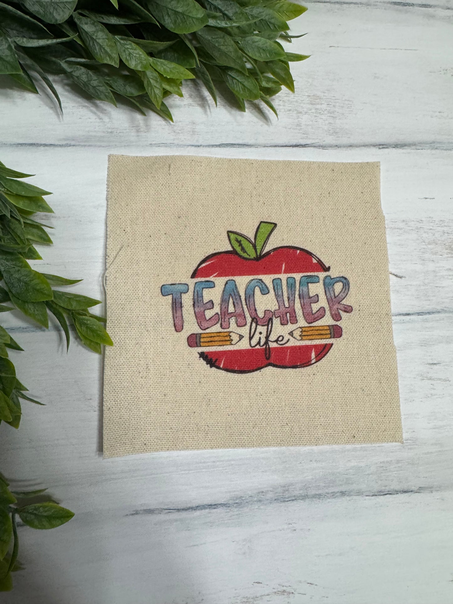 Teacher life 5” patch
