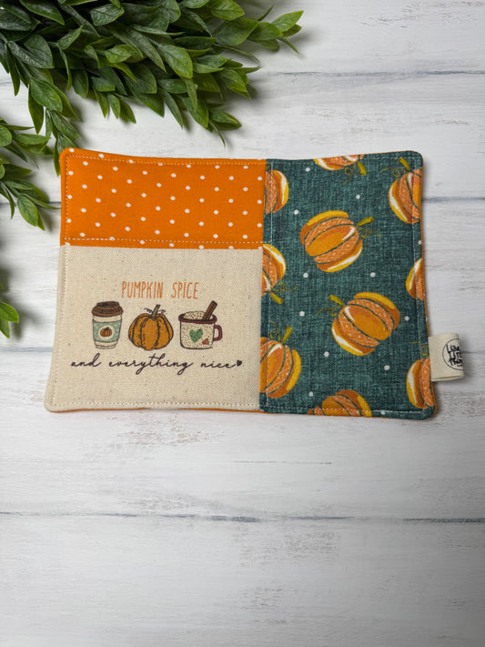 Pumpkin spice mug rug