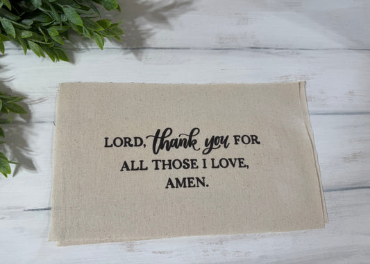 Lord thank you pillow kit