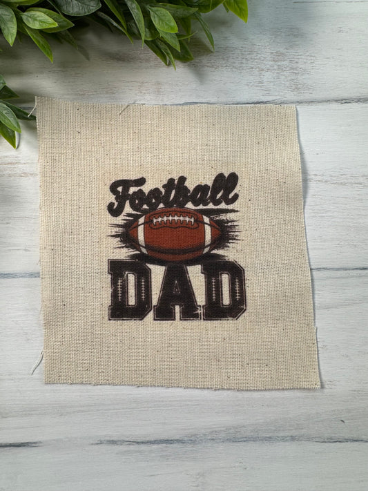 Football Dad 5” patch