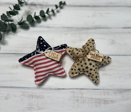 Stuffed stars set of 2