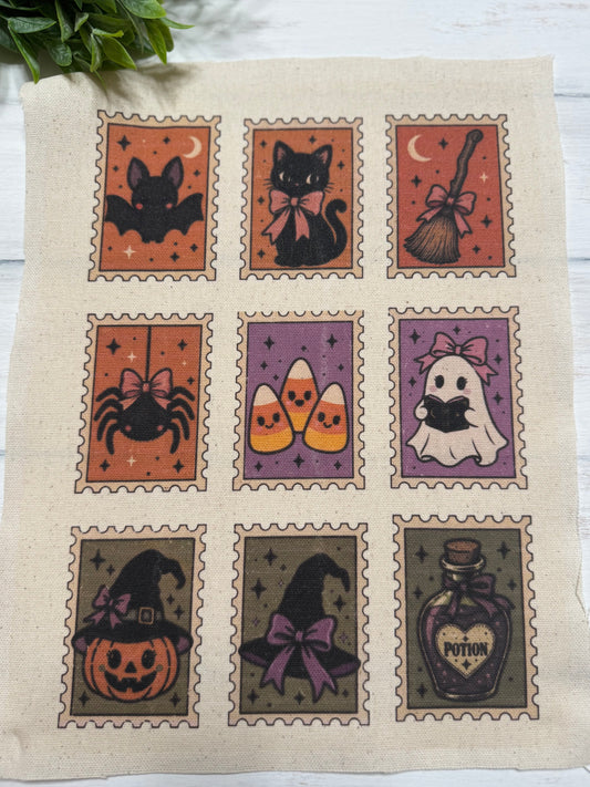 Halloween stamps page