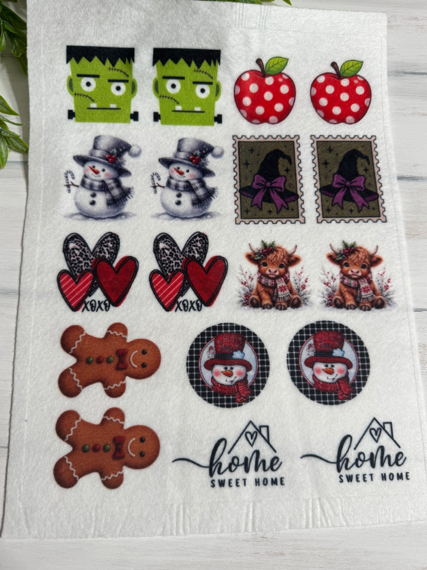 Seasonal minis 2 sheet of prints
