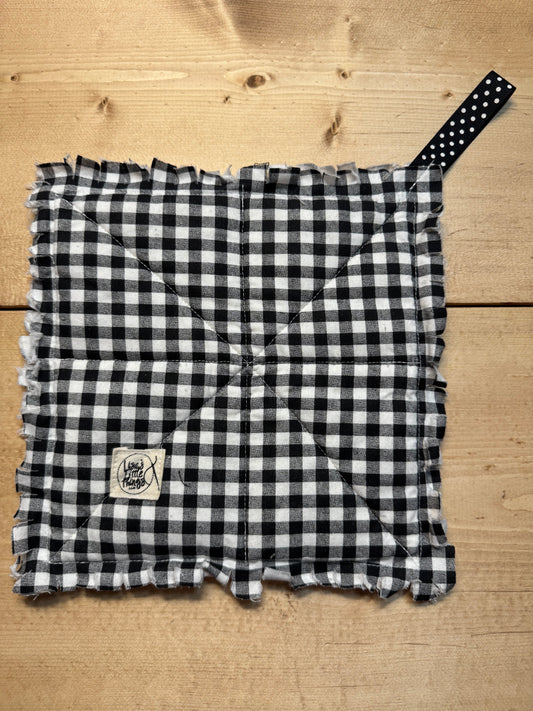 Small buffalo plaid potholder