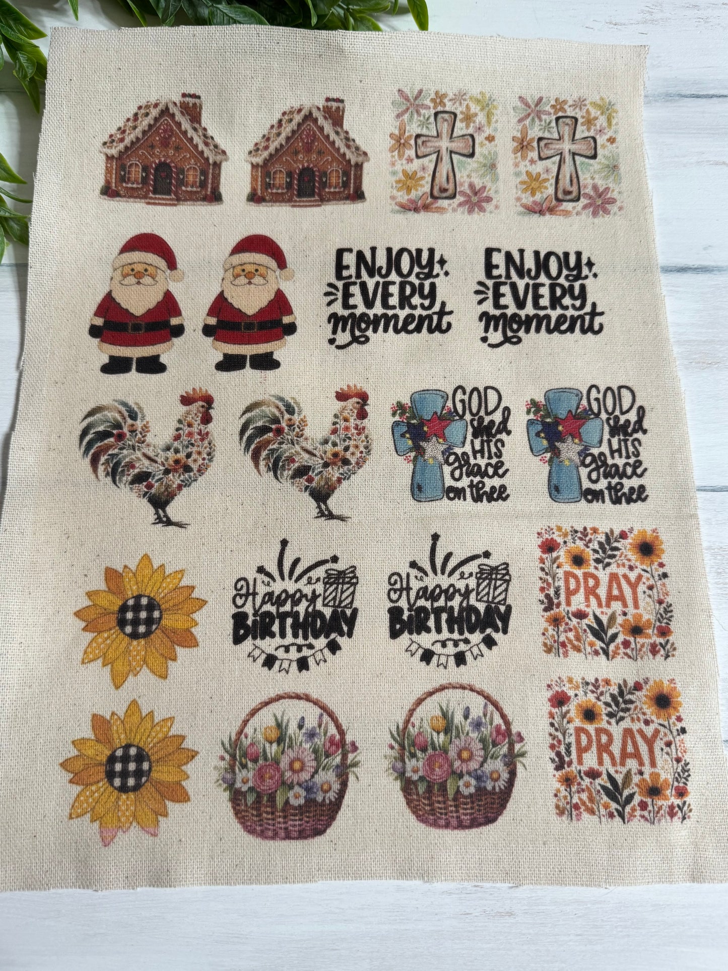 Seasonal minis 3 sheet of prints