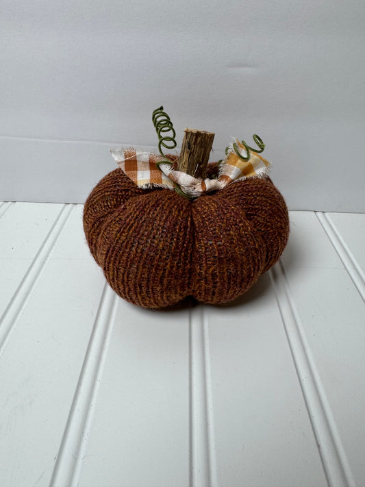 Woven stuffed pumpkin #4