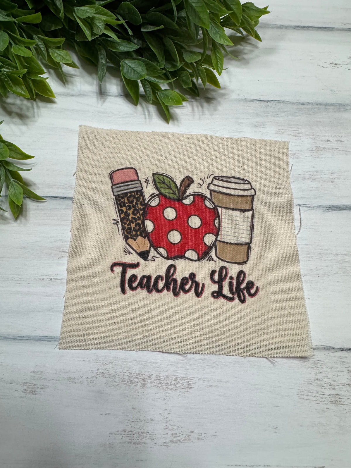 Teacher Life 5” patch
