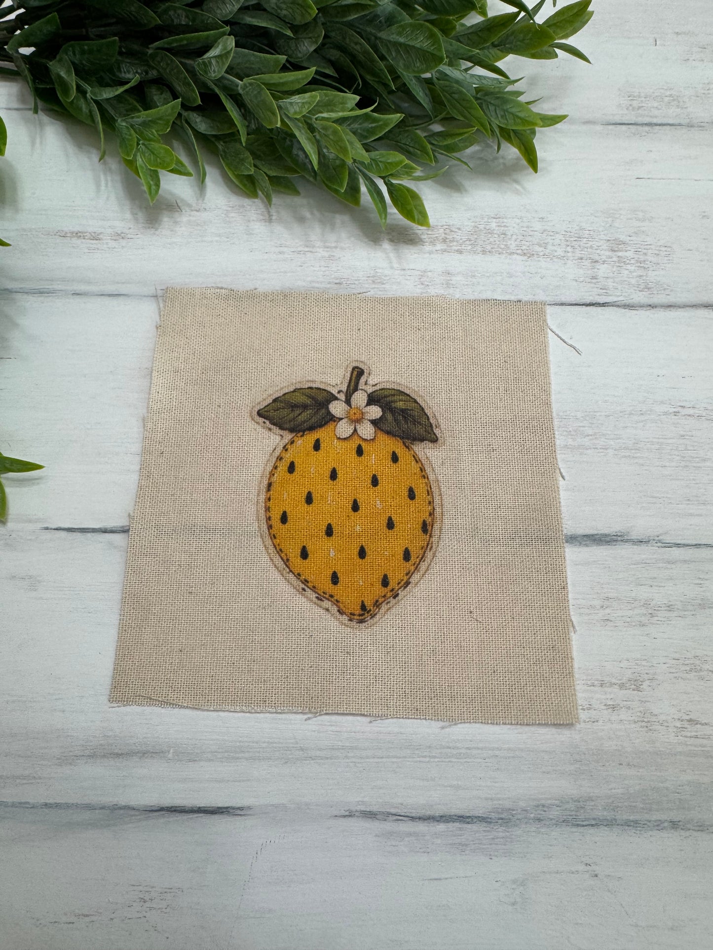 Yellow seeds lemon 5” patch