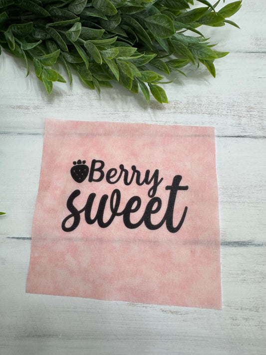 Berry sweet pink 5” patch