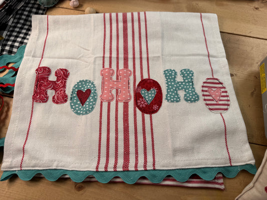 HO HO HO tea towel