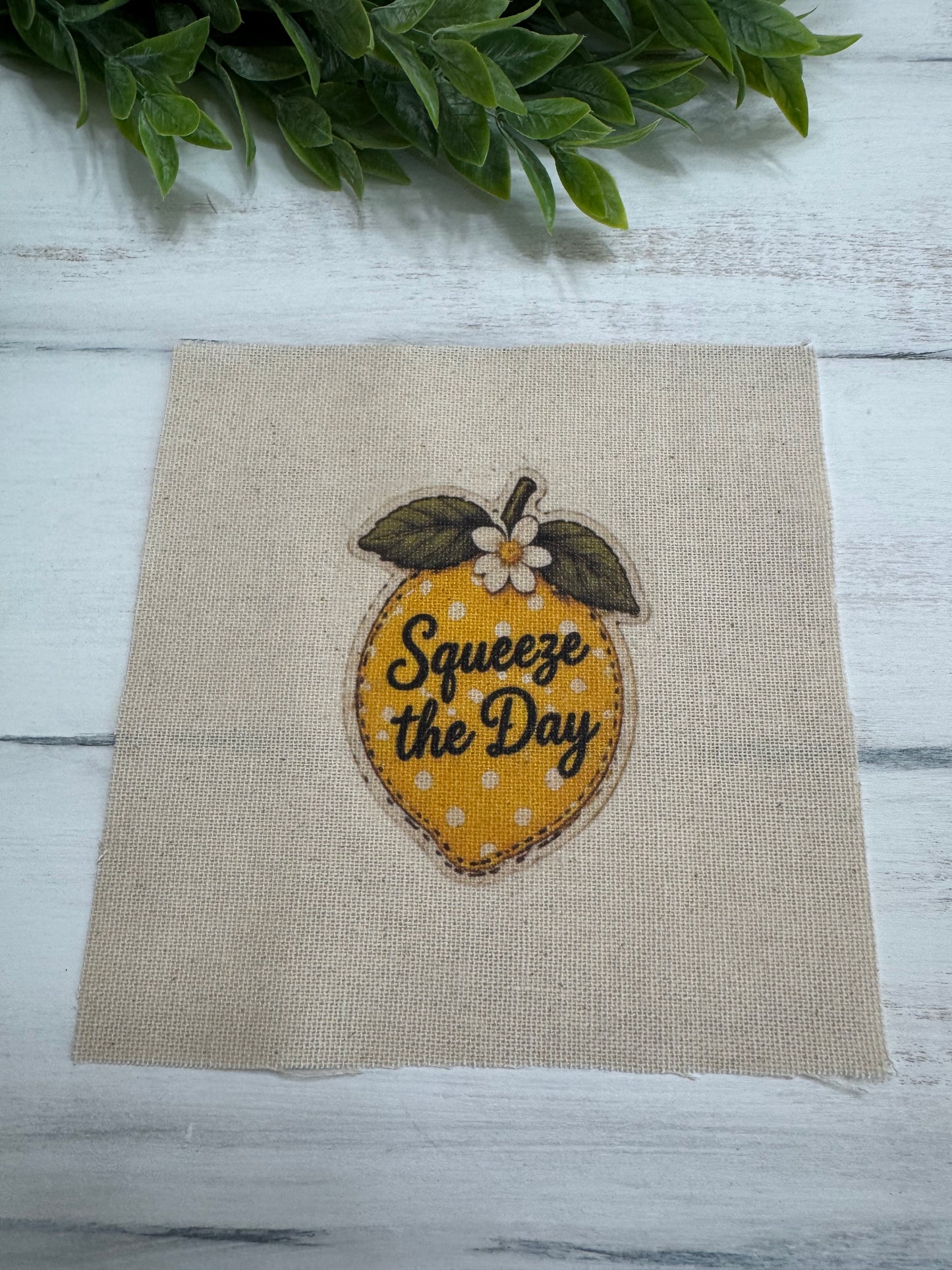 Squeeze the day lemon 5” patch