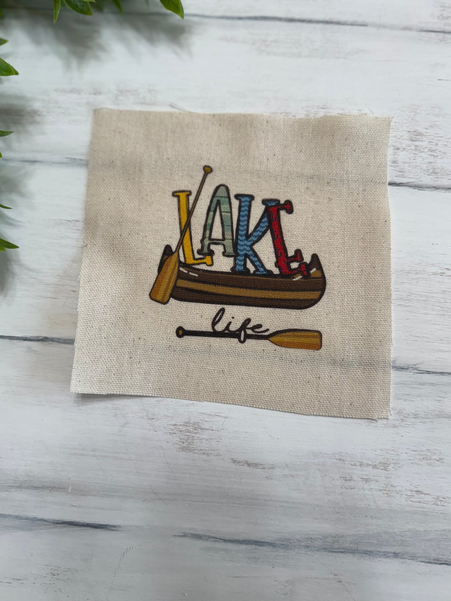 Lake life 5” patch
