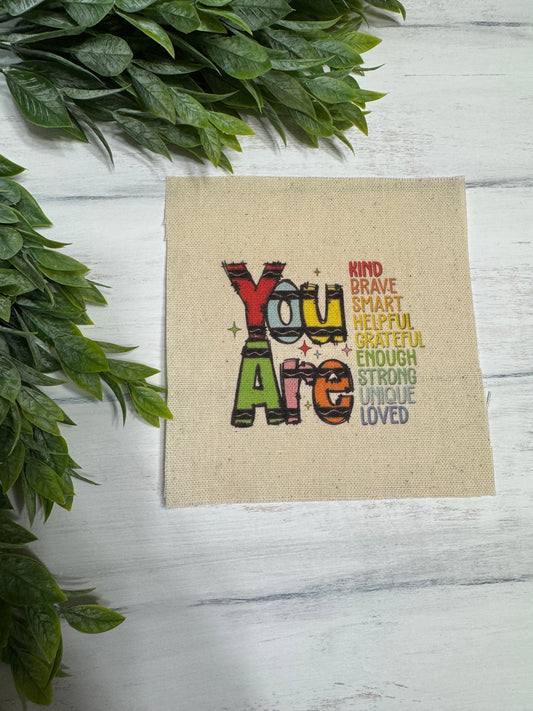 You are 5” patch