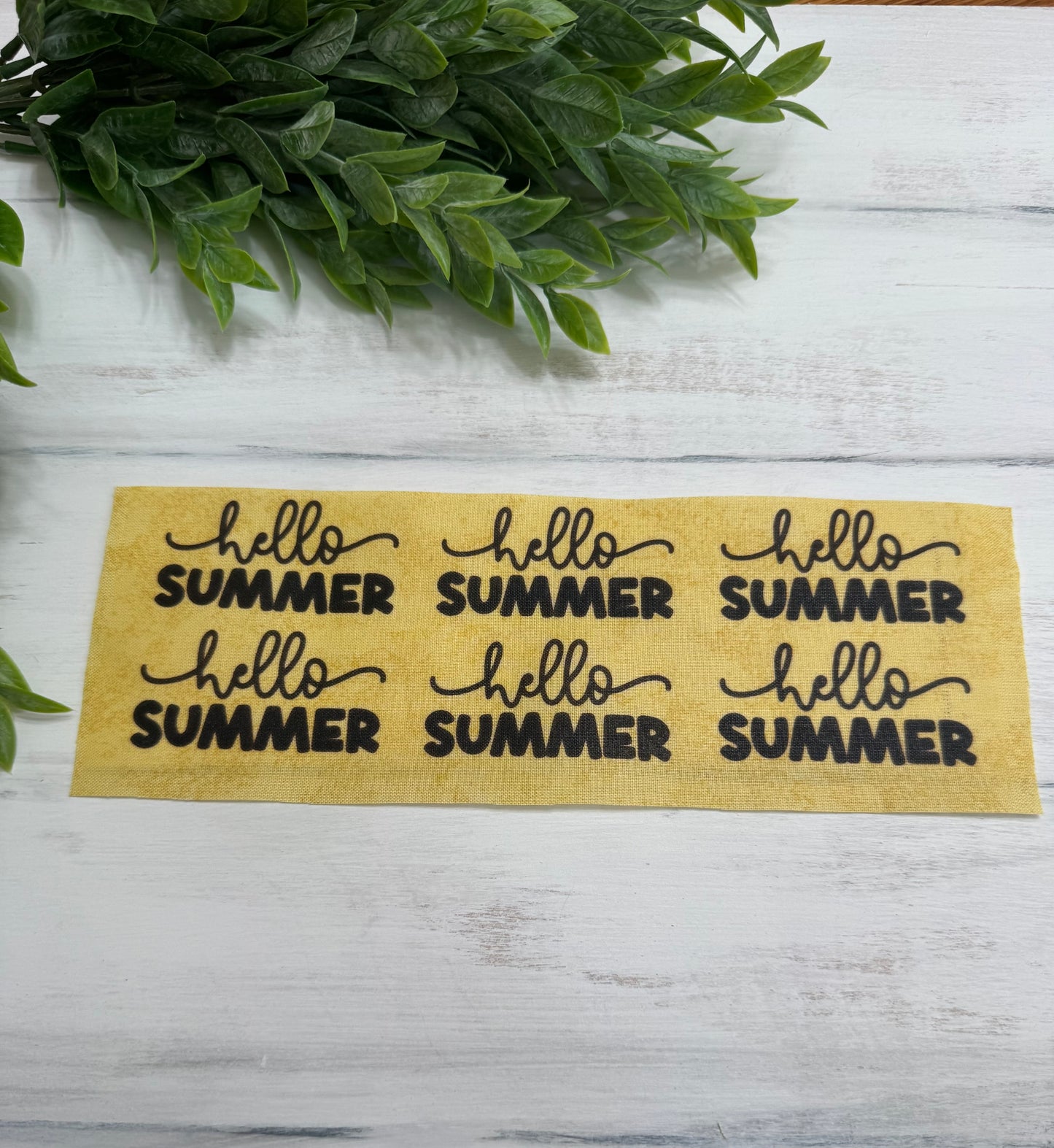 Hello summer yellow mini prints set of 6
